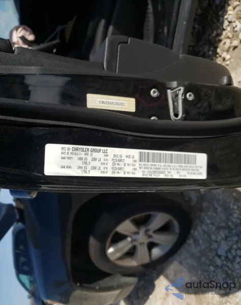 2012 Jeep Compass Sport from USA, damaged, VIN 1C4NJCBAXCD660831